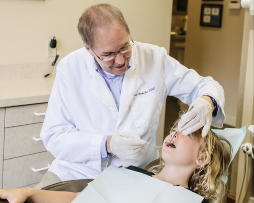 Dr. Don Blakeslee Checking Girl Teeth 2